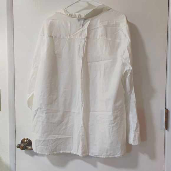 Old Navy White Button Down Shirt - Picture 2 of 4